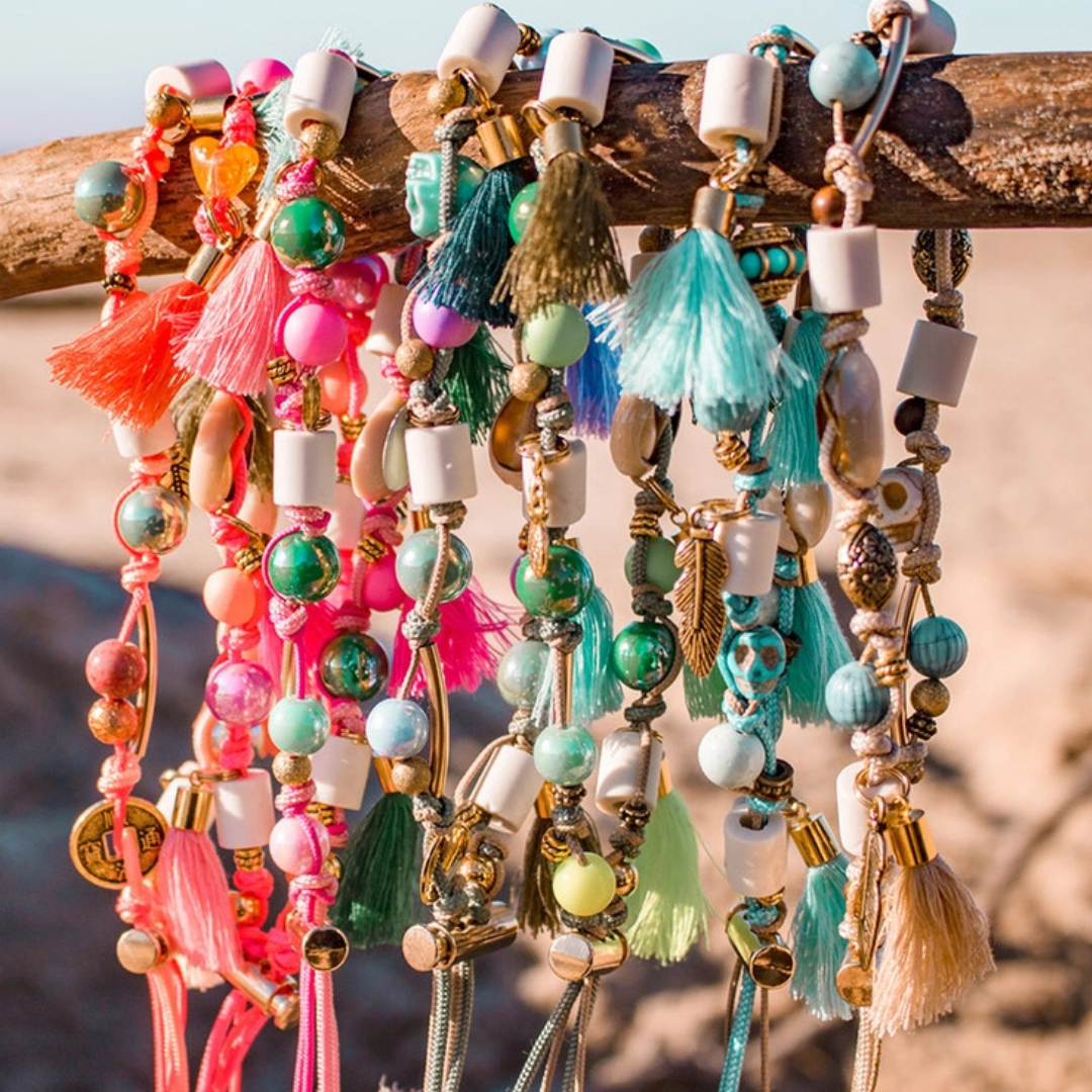 EM Naturperlen-Medaillon-Halsband für Hunde